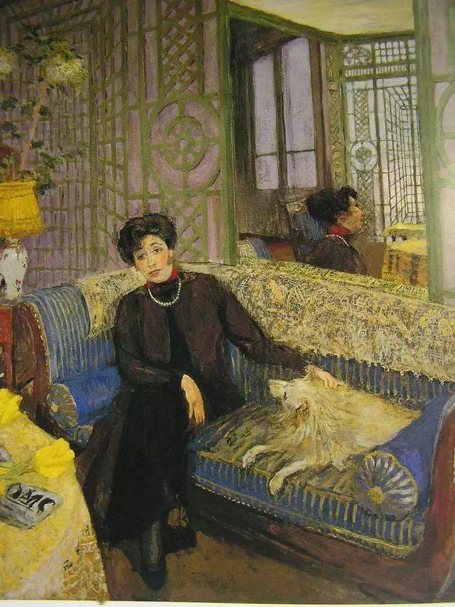 油画!法国纳比派代表画家-维亚?尔·爱德华油画