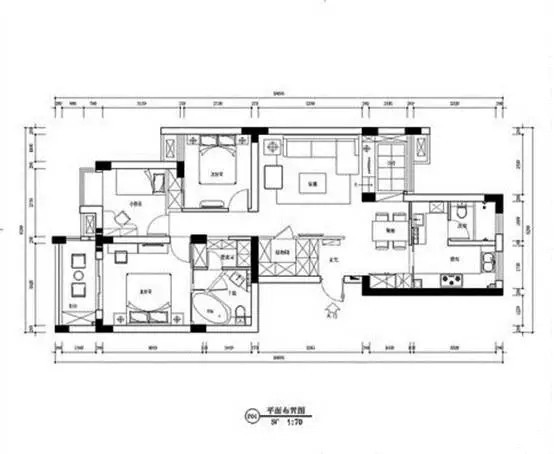 台灯|93平水泥灰背景墙有一种质朴感,绿植让屋子焕发纯净自然美
