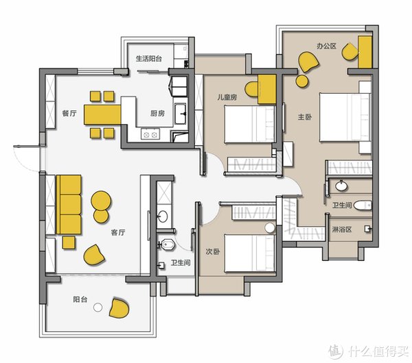 餐边柜|成都夫妻家中的高级场面：坚持沙发不靠墙，全屋“寂静风”！太有品味