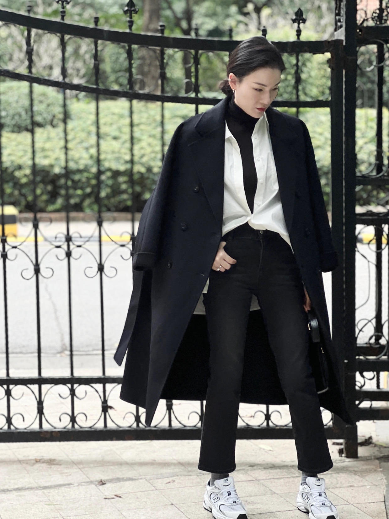 灰色调 这才是大衣的正确打开方式,chic优雅又高级,潮人必备