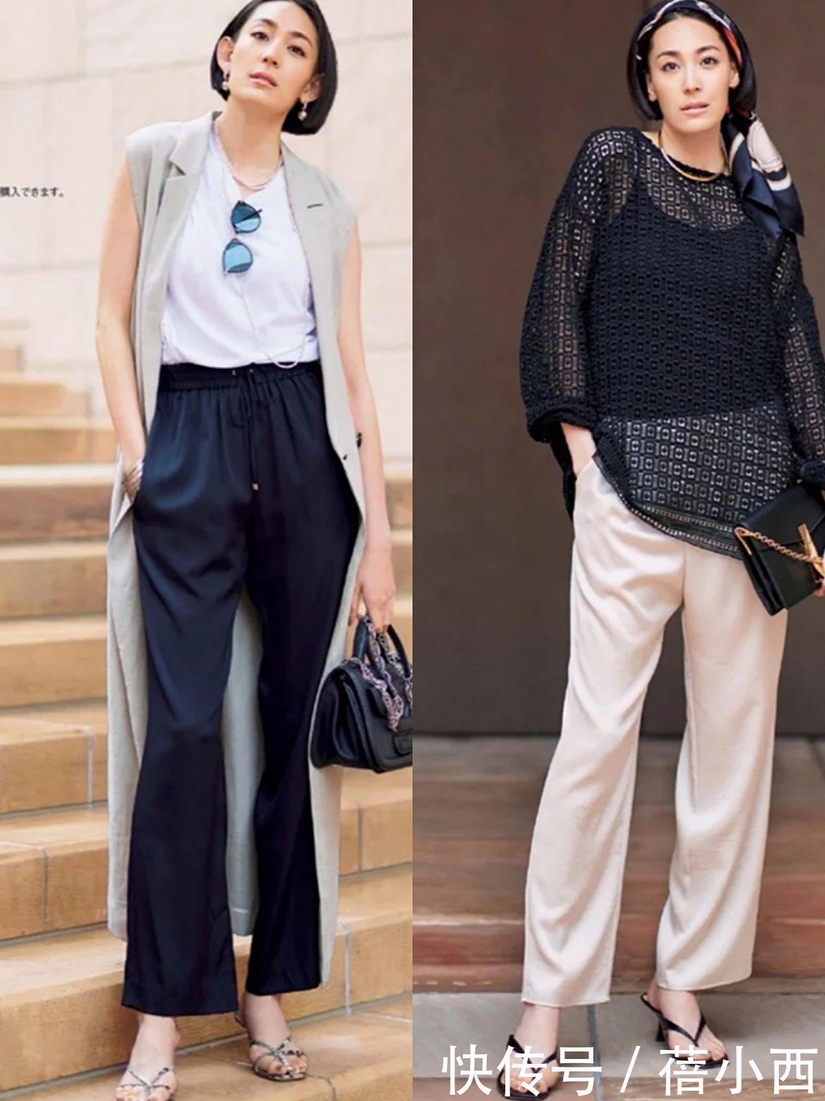 肉性|40、50岁的女人穿衣细节最关键,看日本博主简约精致造型,太显贵