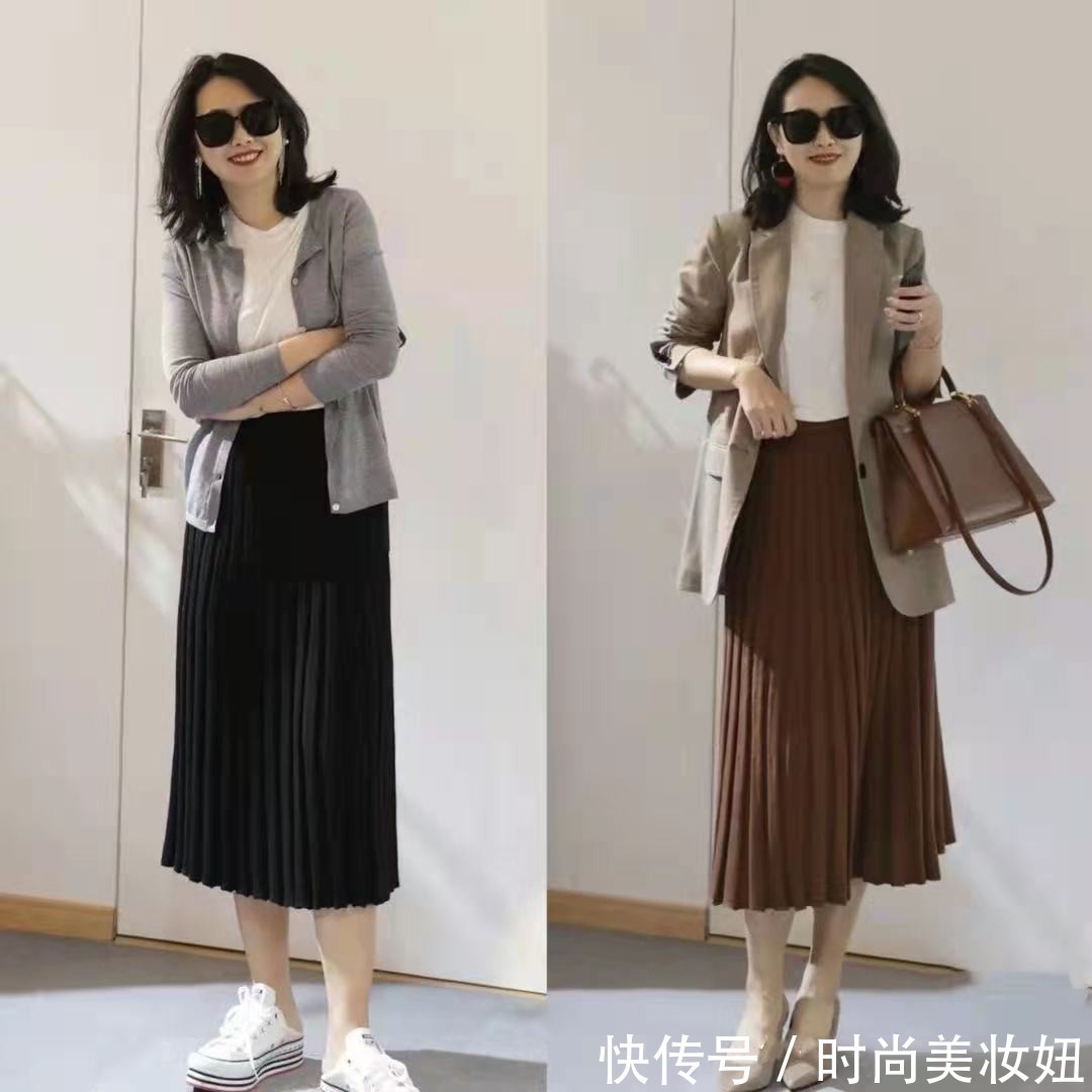 坠感|这才是40岁普通人该有的穿搭,简约时髦不失优雅,好穿又显气质