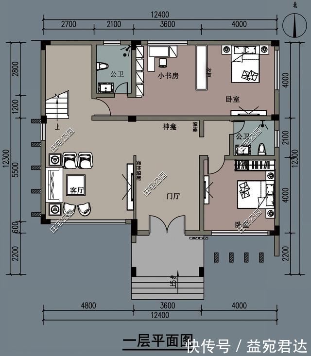 农村|回农村自建房，厕所应不应该设置在卧室内这6套户型给你答案