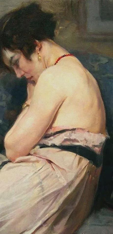 布鲁克&比利时艺术家让·莱昂的人体油画,细腻逼真,极具内涵