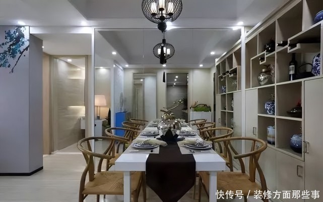 三居室|现代加中式混搭,13万半包装修128平三居室