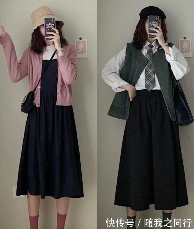 裙装 早秋穿裙子时,建议学会这几个搭配技巧,优雅时髦又温柔!