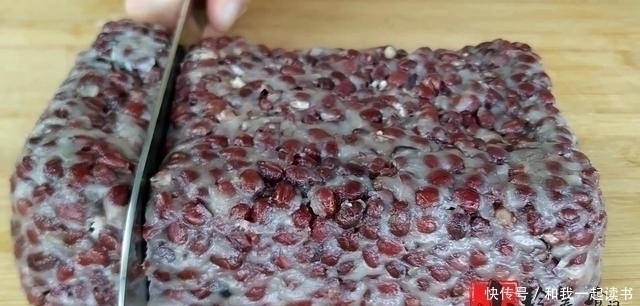 保鲜膜|想吃红豆糯米糕不用出去买了,教你简单做法,软糯香甜,越嚼越香