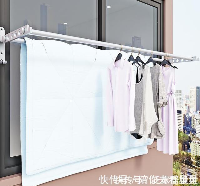 晾衣架|阳台和客厅打通后,衣服晾哪里?5种办法解决,让你不再困扰!