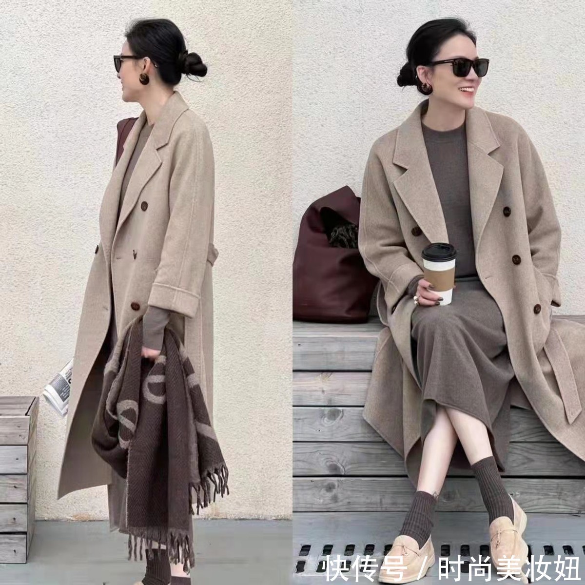 米色|女人不管年龄多大,穿出高级才重要,“大地色”显气质又洋气