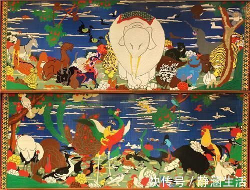 三井&日本乐高大神用5万零件还原名画,打造浮世绘3D立体版