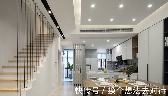 装修|180㎡现代风格装修很时尚，开放式空间设计，尽显大家风范！
