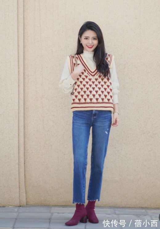 小个子 “牛仔裤”春季穿搭攻略:配毛衣、风衣都很洋气,好看的都挑好了