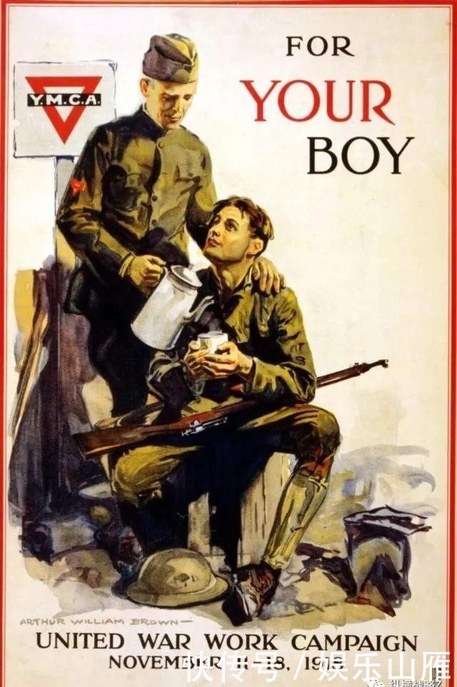 威胁|林肯给你递枪，自由女神被威胁，美军第一次世界大战的宣传海报