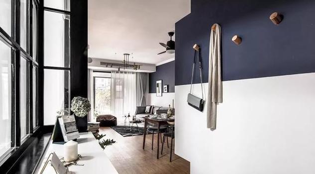 贴瓷|69㎡小户型的“逆袭”,变身3室2厅阳光房,色彩搭配精致出彩