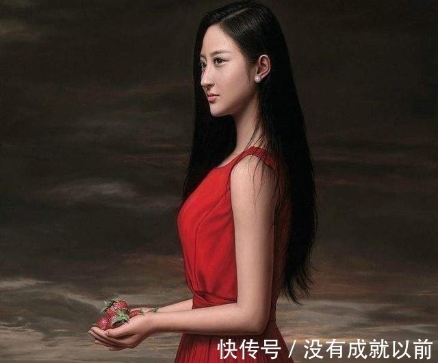 冷军大师$他画了一个长发美人，卖了207万，放大十倍后，网友：这不是画