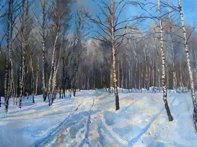 绘画|俄罗斯 爱德华·巴诺夫 ?的风景油画,好美