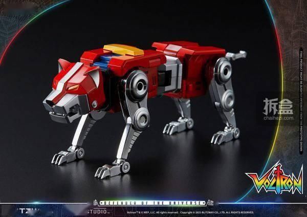 机器人|Blitzway 新品： 百兽王Voltron(战神金刚) -CARBOTIX系列可动手办（38CM高）