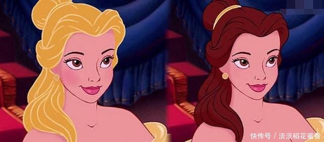 美丽|盘点迪士尼公主染发后的样子,乐佩依然美丽,贝儿居然被嫌弃了!
