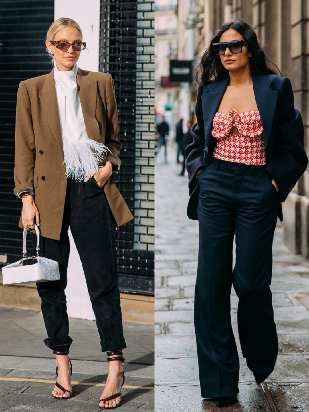 时髦|没人会告诉你,西服外套还可以这样穿,显高显瘦,干练又时髦