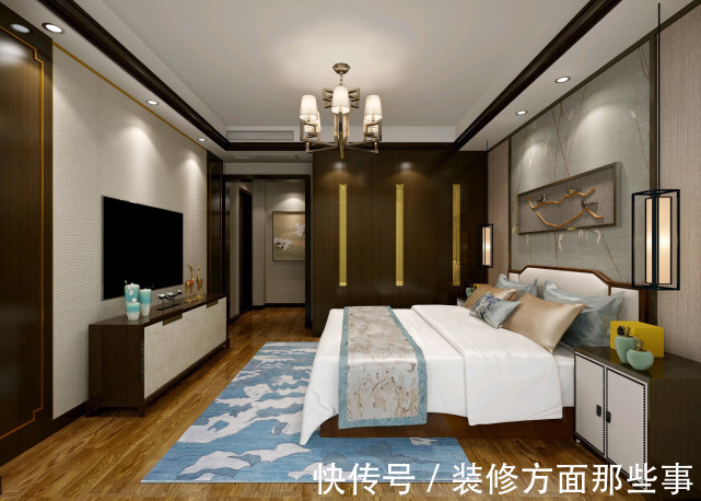 睡眠质量|170平新中式四居室,更加实用、更富现代感