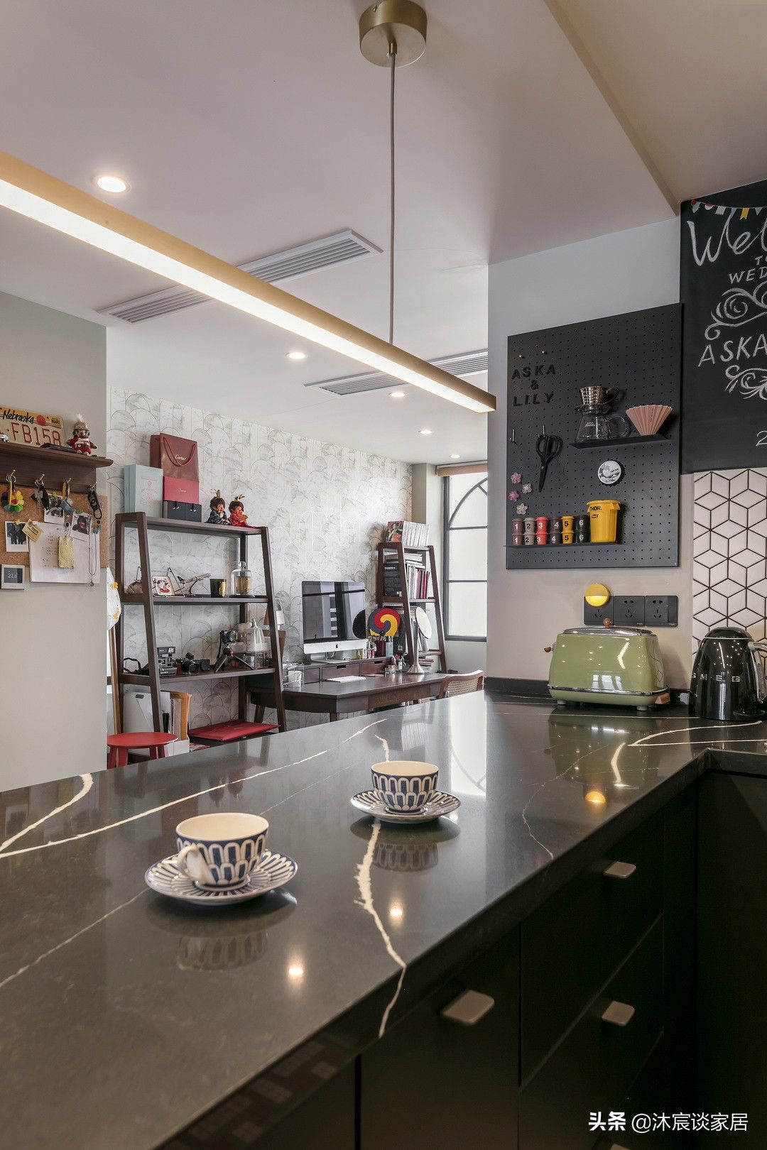 厨房|惊艳!上海夫妻101 m2混搭工业风,出乎意料的高级温柔,很有质感
