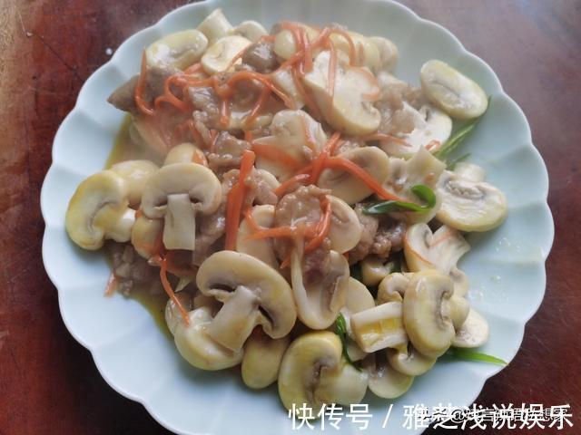 蘑菇|简单又好吃的蘑菇溜肉片，肉片滑嫩蘑菇香，美味营养都兼顾