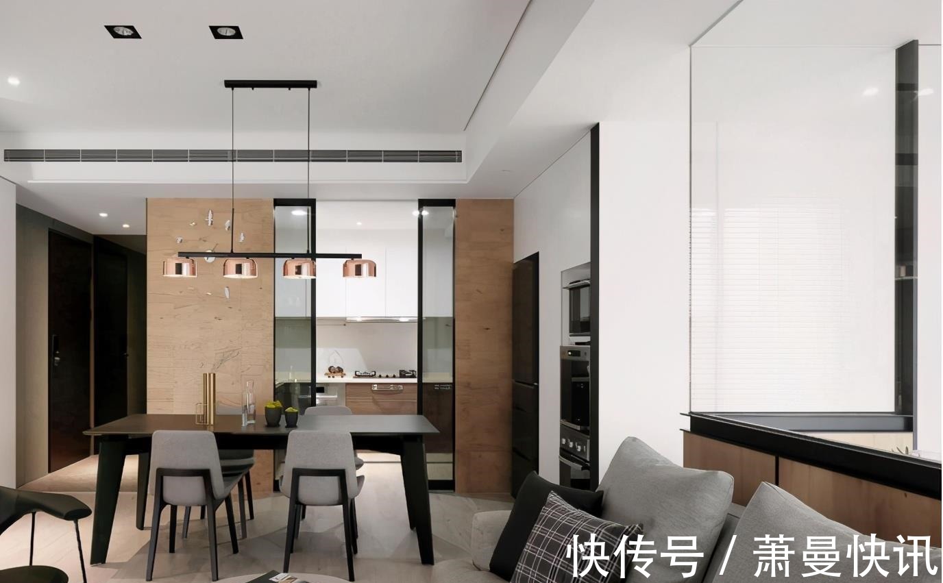 性冷淡|现代标准空间,灰度空间搭配清玻墙面,令人意犹未竟的性冷淡风