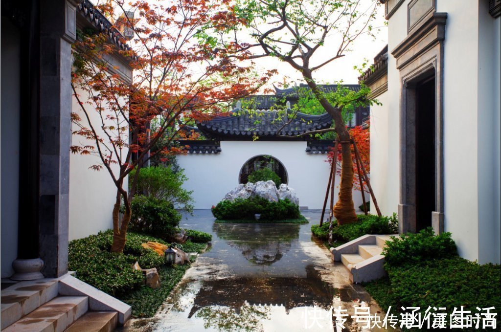 绿化区|6招圆你中式庭院梦,有院子一定要做成中式风格,充满意境之美
