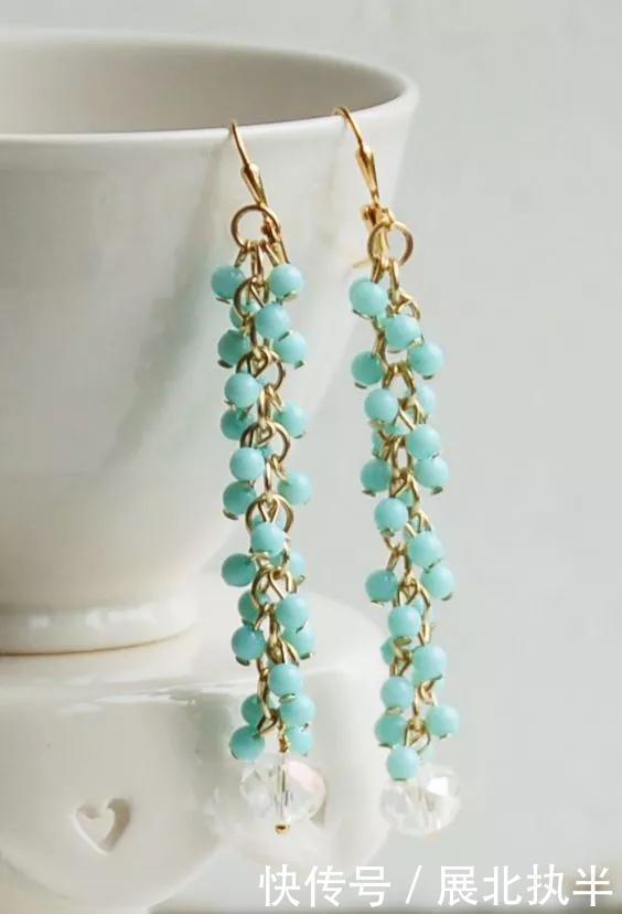 铁丝|嫌弃耳环难看,在家拿些珠子,串一串,每天都戴不同风格!附教程