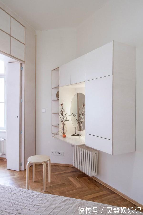 柜子|这位90后小姐姐厉害了!到顶置物架做门洞设计,卧室用柜子当床