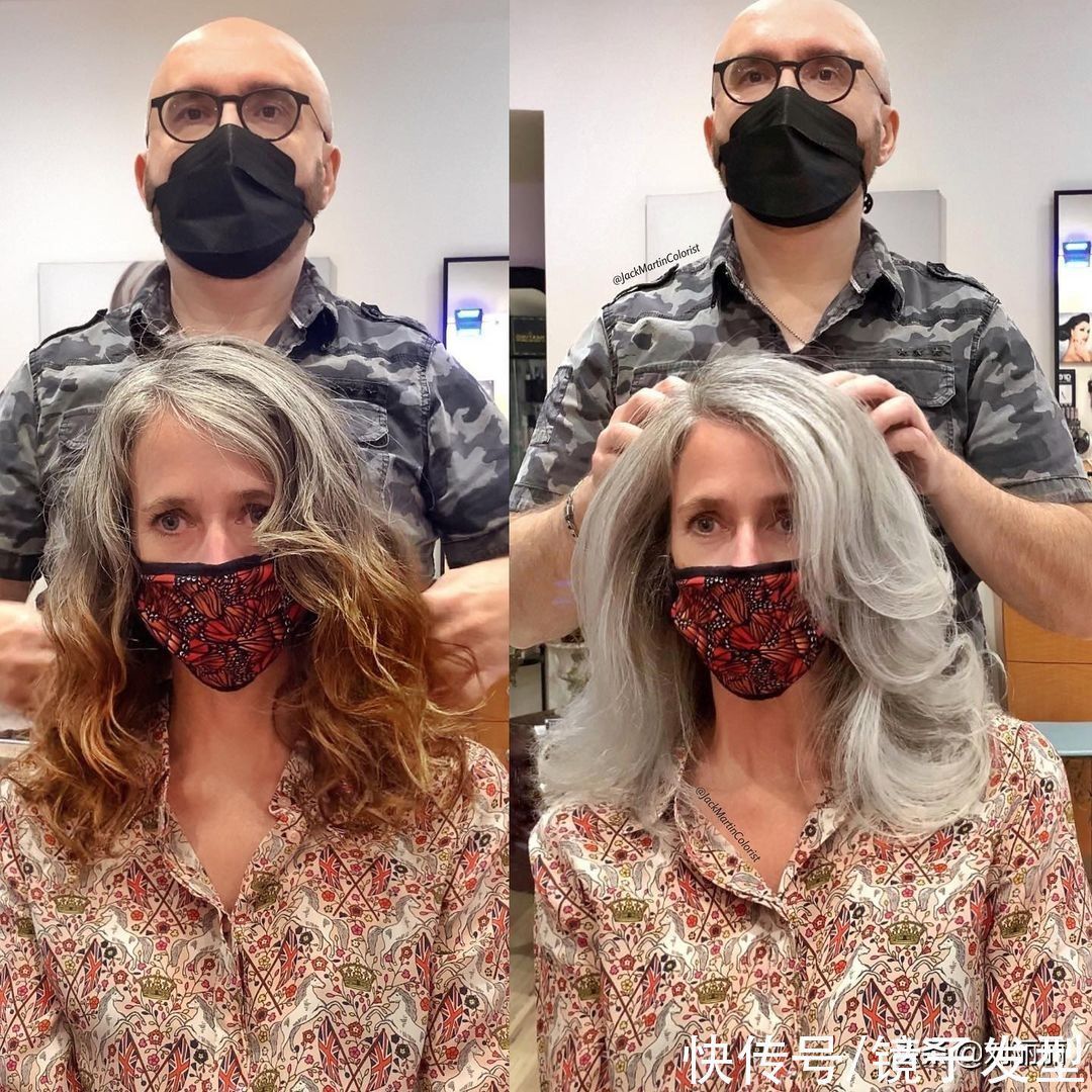 染发 头发花白的阿姨别再染发了,学学这13位阿姨,时尚好看显年轻