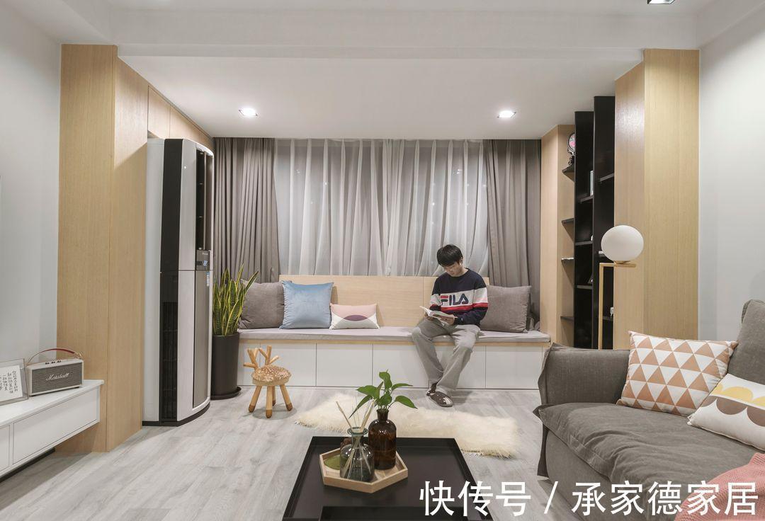 卫生生|用隐形门连接客厅，整合家居空间，让回家变成一件有意义的事