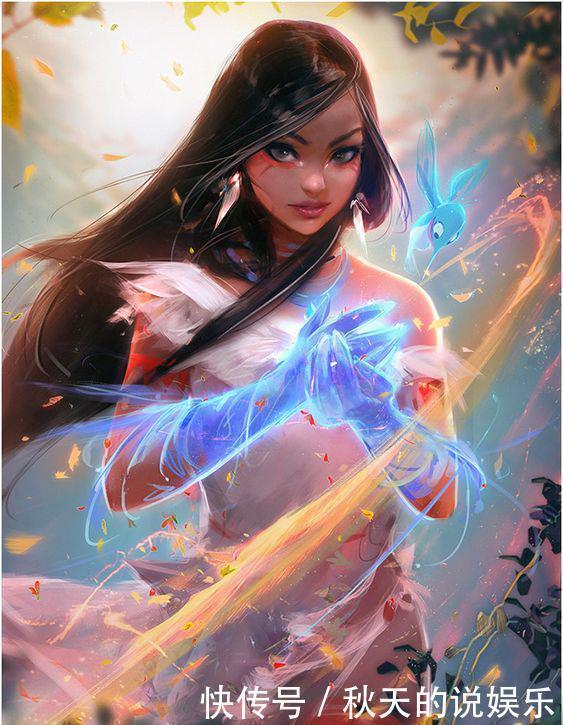 莫阿娜|以油画方式打开迪士尼,艾莎反派即视感,康蒂公主原来可以这样美