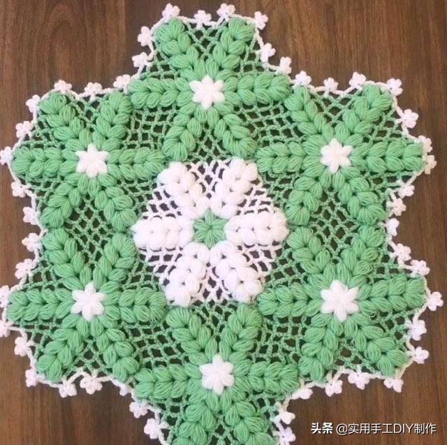 新手#「针织作品」32款只用到一种针法织出来的美垫子,新手留存备用
