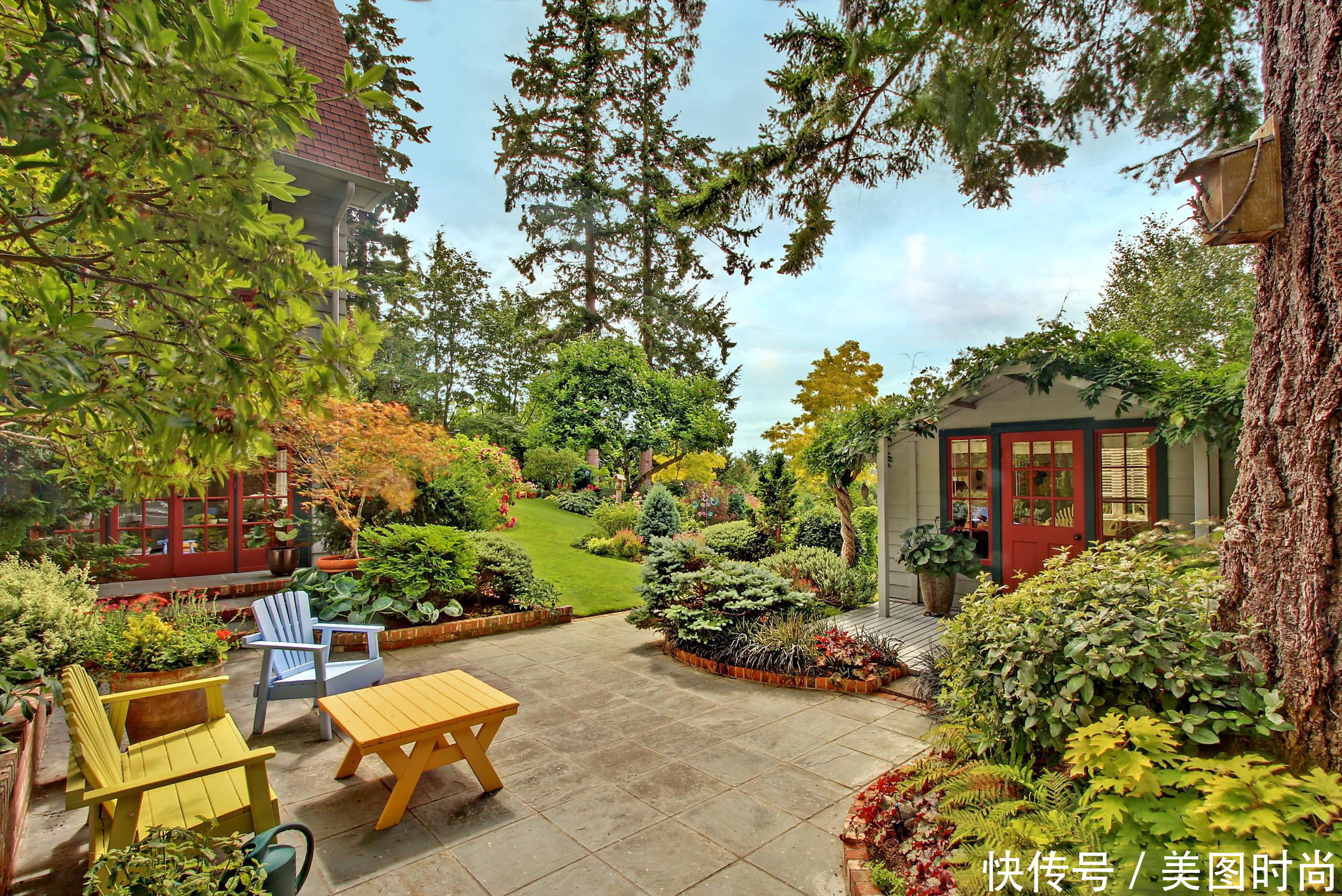 乡村庭院设计,如果农村有房,干嘛住城里,建个这样的院子美翻了