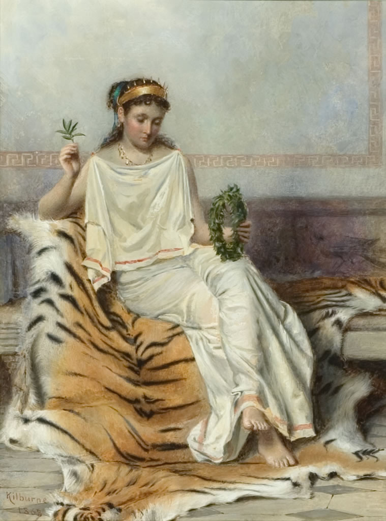 丹泽尔&英国风俗画家: 乔治·古德温描绘的生活场景肖像油画作品