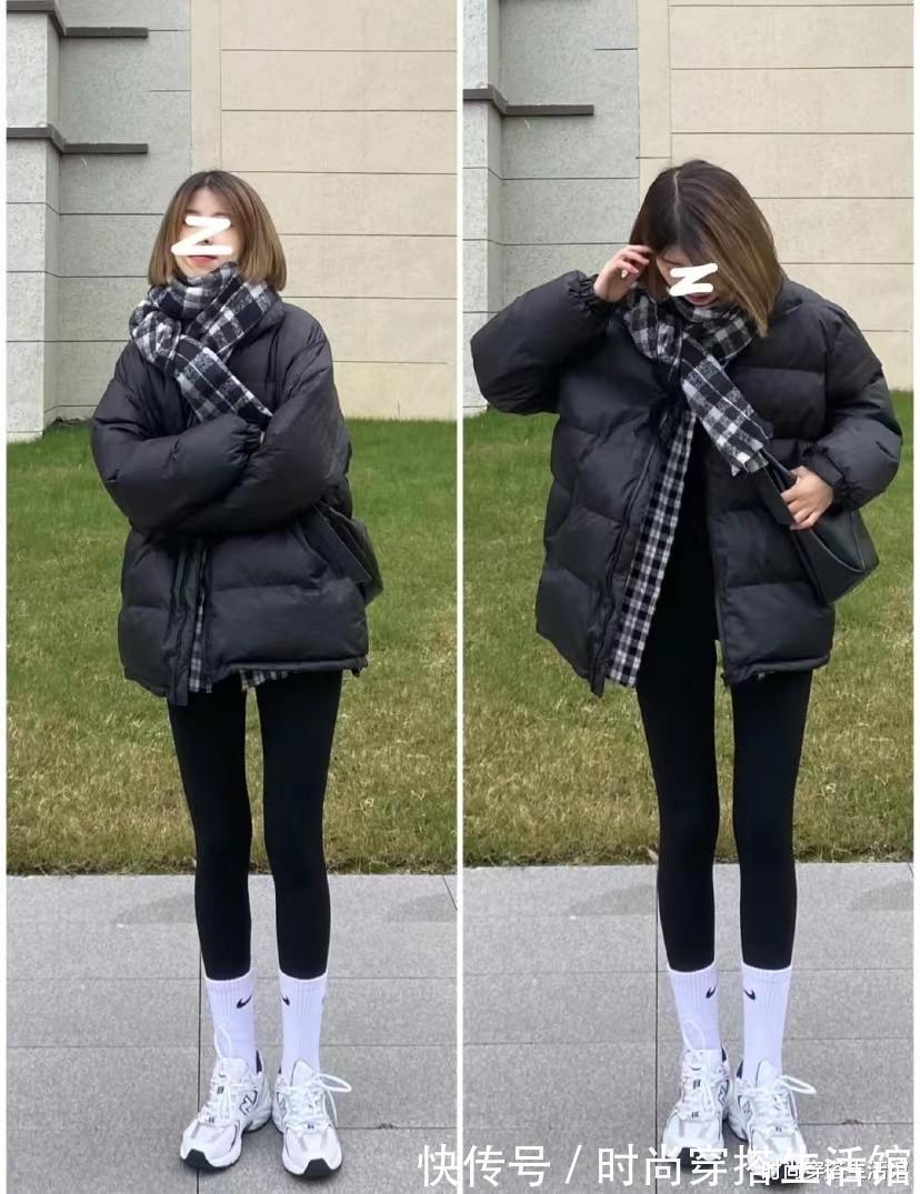 塑形|冬天裤子不用买太多,今年流行的是“鲨鱼裤”,搭大衣棉服都好看