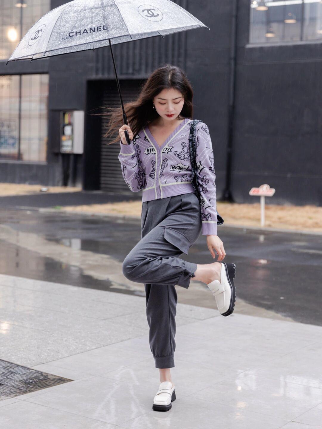 开衫 想把毛衣穿好也很简单,来看时尚博主的looks,给足你灵感