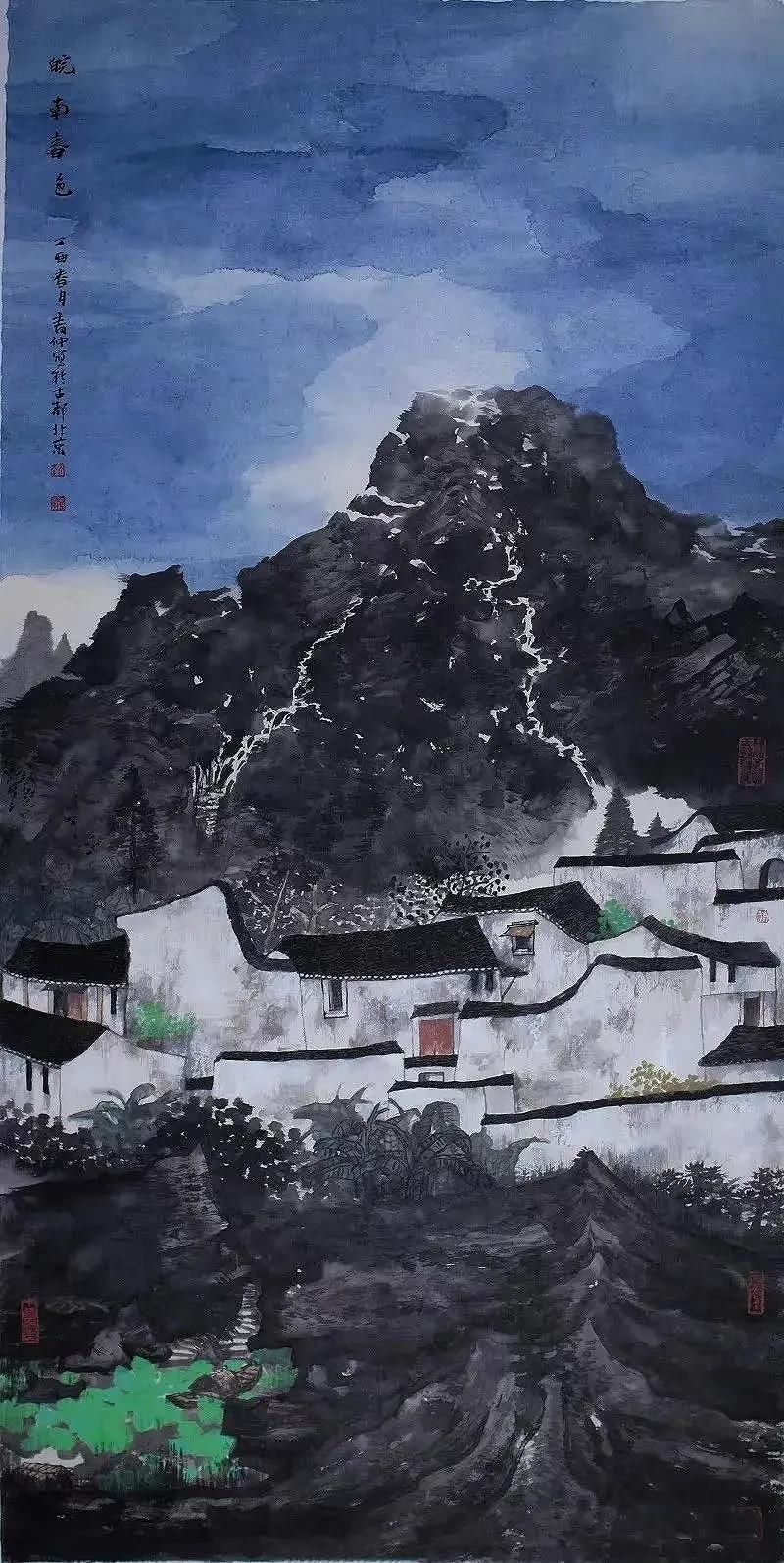 山水画&「津门网」画家赵青仲--山水画欣赏