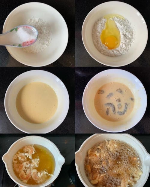 椒盐|脆皮椒盐虾仁,外酥里嫩,一口一个超过瘾