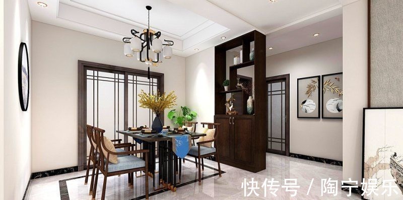 装修|朋友买的118平米三居室,一共才花9万,这新中式风格太美了