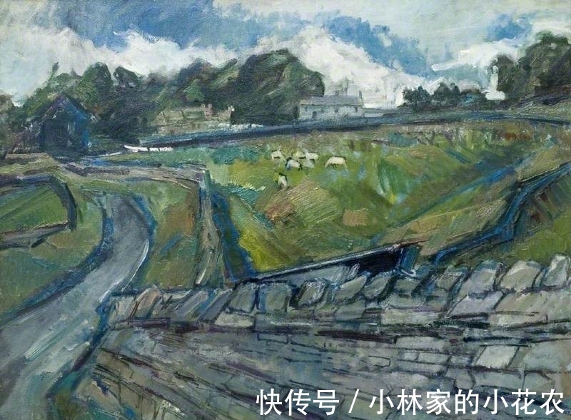 笔触|油画风景:从具象主义到抽象主义,这位画家都能自由切换