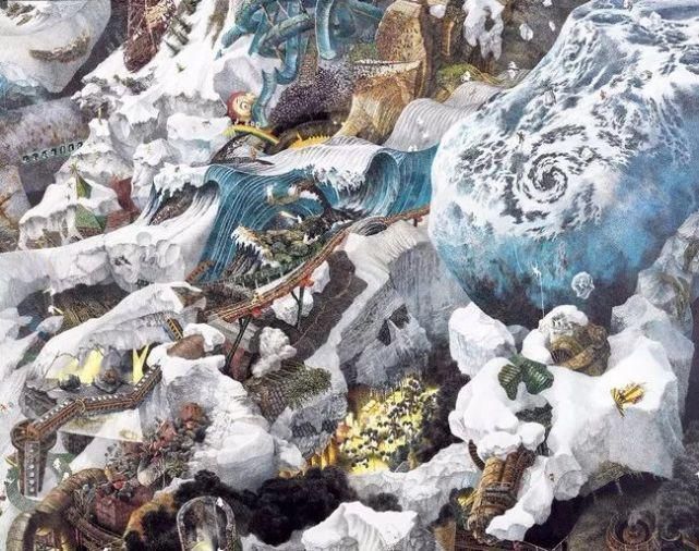 东京艺术大学|一幅画画了3年,细到要用放大镜,他把钢笔画玩到了极致