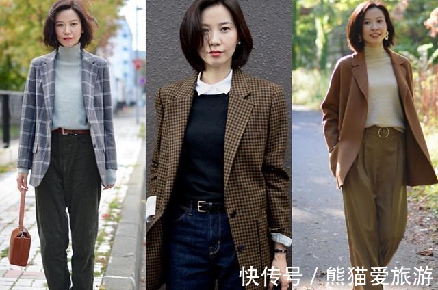 咖色 衣服在配不在多,秋冬季气质通勤穿搭示范,优雅高级又耐看!