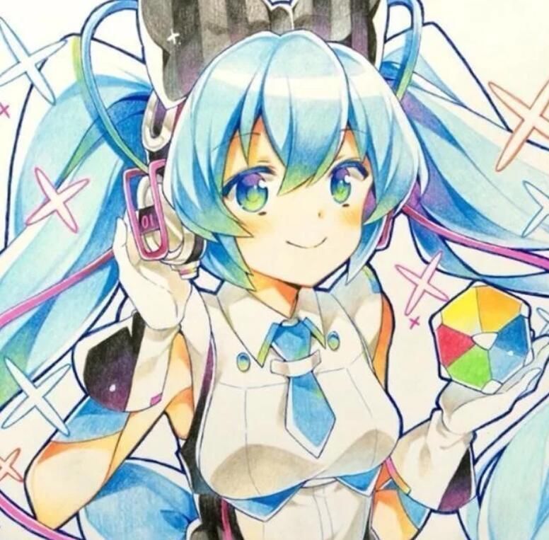 画笔|这是什么“神仙画笔”?居然能画出彩色渐变的初音未来!