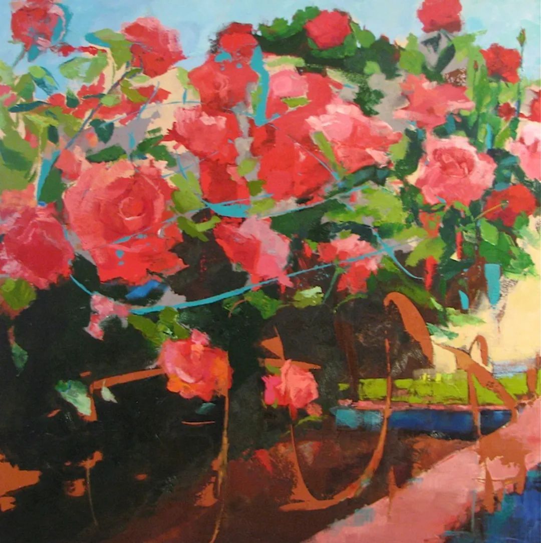 笔力独到，气势如虹，看看这二位的油画