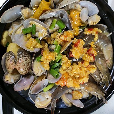 花甲|蒜蓉海鲜煲