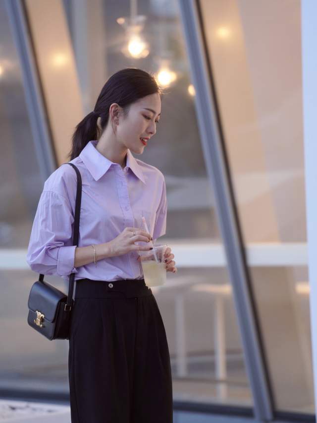 西装裤|衬衫怎么穿?建议和这几个单品搭配,谁穿谁好看,提升气质又高级