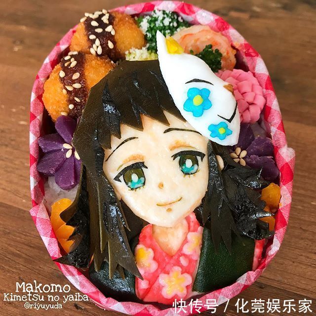 鳞泷|食物能量点满鬼灭之刃角色便当,这么精美怎么舍得吃的下去
