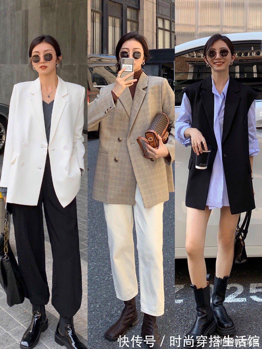 示范|韩国女生也太会穿,看看她们的秋季穿搭示范,美得让人眼前一亮